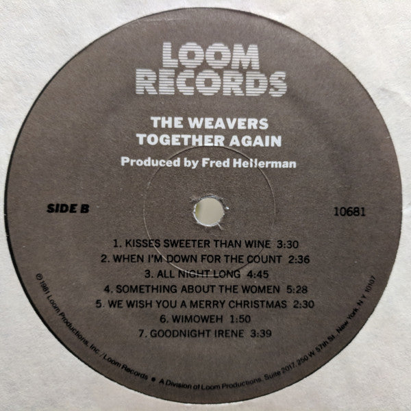 The Weavers : Together Again (LP, Album)