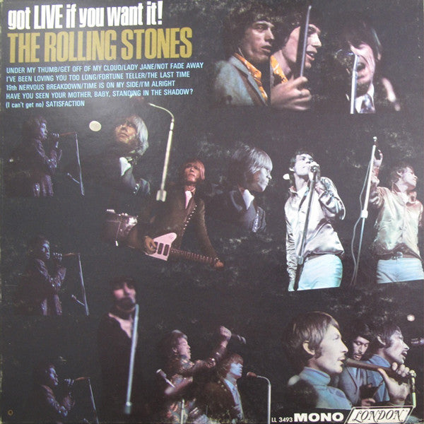 The Rolling Stones : Got Live If You Want It! (LP, Album, Mono, Mon)