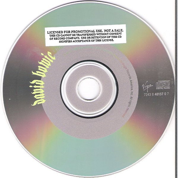 David Bowie : Hours... (CD, Album, Enh, Promo, Len)