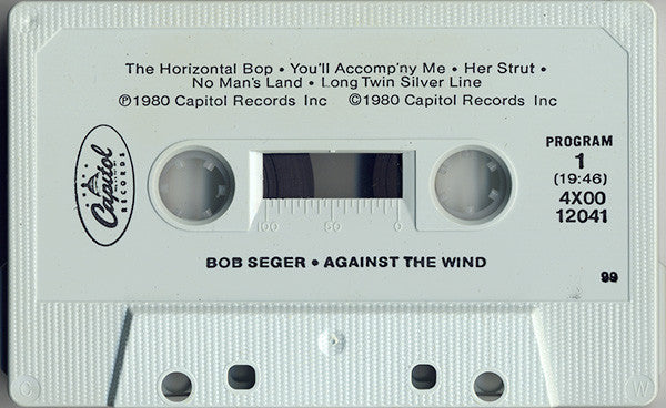 Bob Seger And The Silver Bullet Band : Against The Wind (Cass, Album, Win)