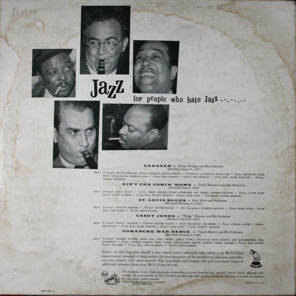 Various : Jazz For People Who Hate Jazz (LP, Comp)