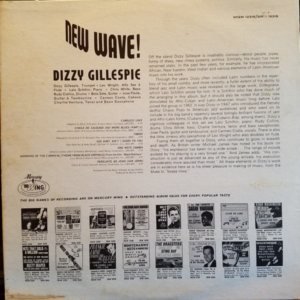 Dizzy Gillespie : New Wave! (LP, Album, RE)