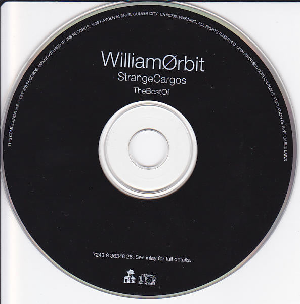 William Ørbit* : The Best Of Strange Cargos (CD, Comp)