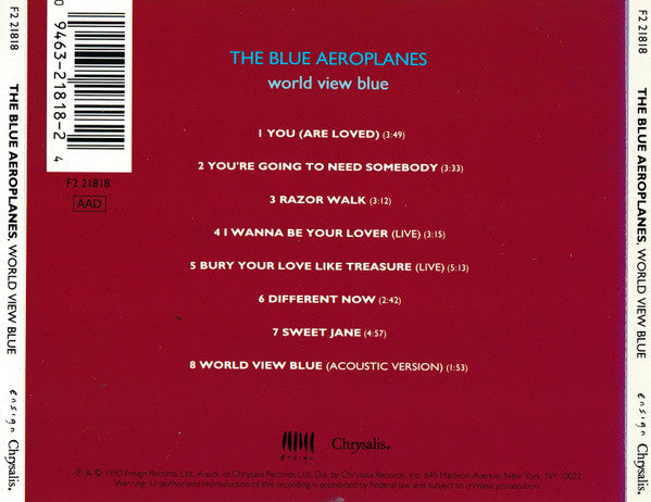 The Blue Aeroplanes : World View Blue (CD, Comp)
