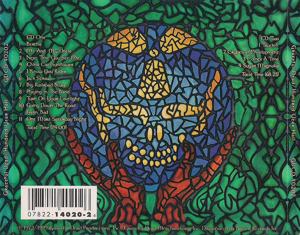 The Grateful Dead : Hundred Year Hall (2xCD, Album, DIS)