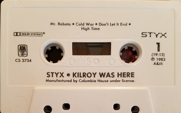 Styx : Kilroy Was Here (Cass, Album, Club)
