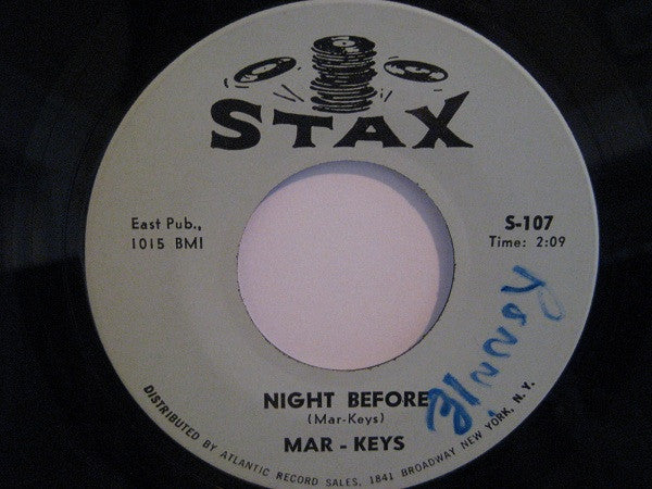 Mar - Keys* : Last Night (7", Single, RE)