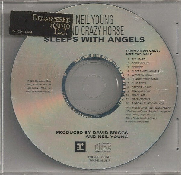 Neil Young And Crazy Horse : Sleeps With Angels (CD, Album, Promo)
