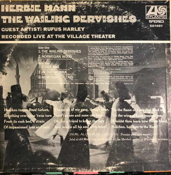 Herbie Mann : The Wailing Dervishes (LP, Album)