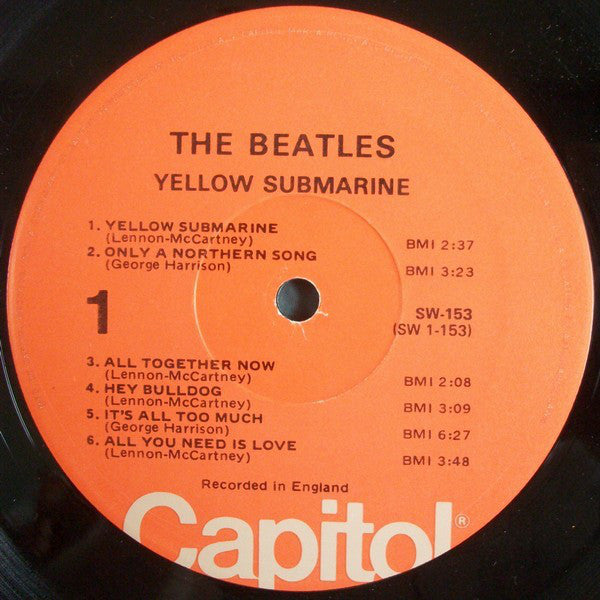 The Beatles : Yellow Submarine (LP, Album, RE, RP, Jac)