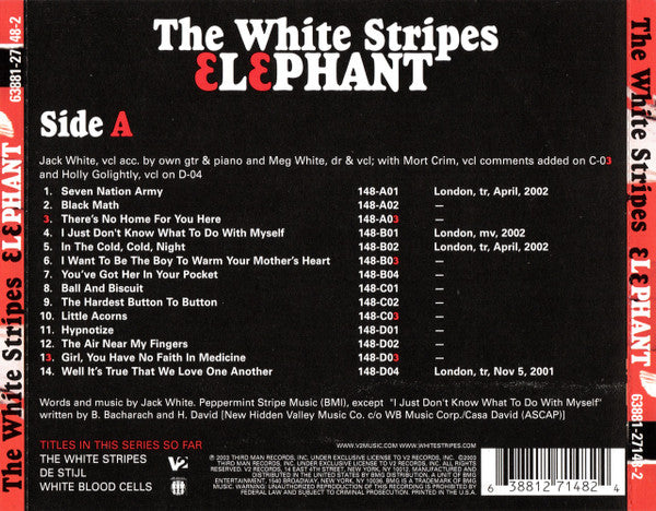 The White Stripes : Elephant (CD, Album)