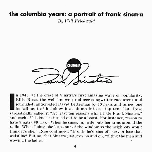 Frank Sinatra : Portrait Of Sinatra (Columbia Classics) (2xCD, Comp, Mono, RM)