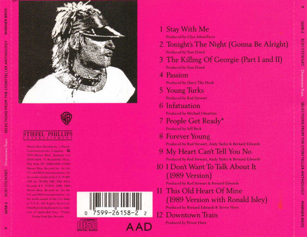 Rod Stewart : Downtown Train (Selections From The Storyteller Anthology) (CD, Comp)