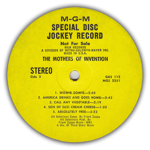 The Mothers Of Invention* : The Mothers Of Invention (LP, Comp, Promo)