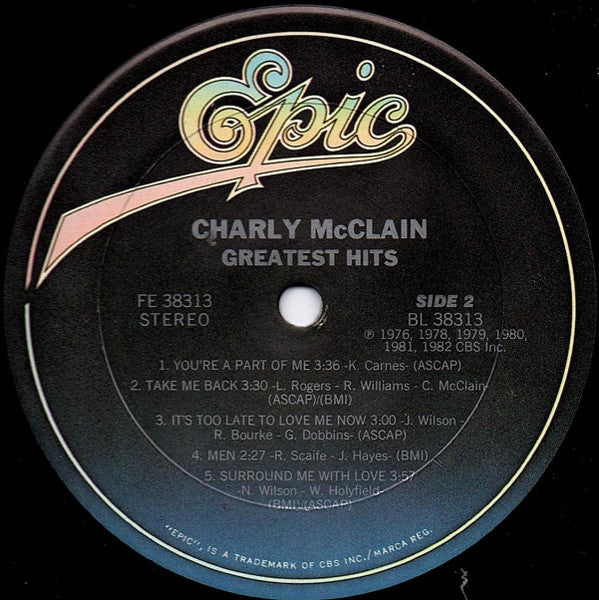 Charly McClain : Greatest Hits (LP, Comp)