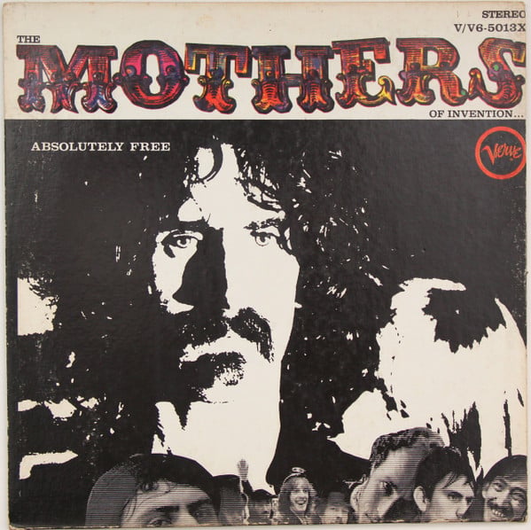 The Mothers : Absolutely Free (LP, Album, RP, MGM)