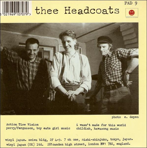 Thee Headcoats : Action Time Vision (7", Single)