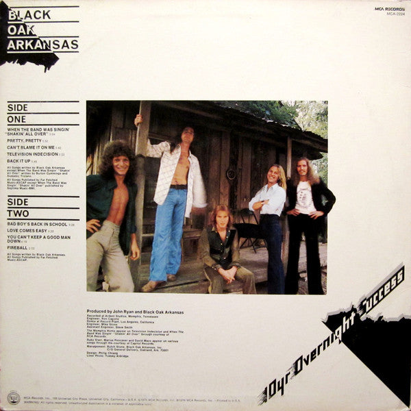 Black Oak Arkansas : 10yr Overnight Success (LP, Album, Glo)