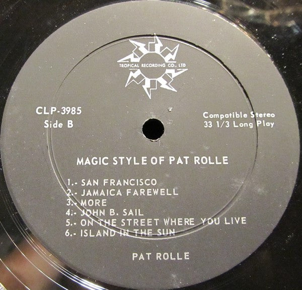 Pat Rolle : Magic Style Of Pat Rolle (LP, Album, Bla)