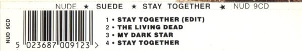 Suede : Stay Together (CD, Single)