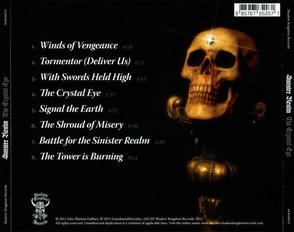 Sinister Realm : The Crystal Eye (CD, Album)