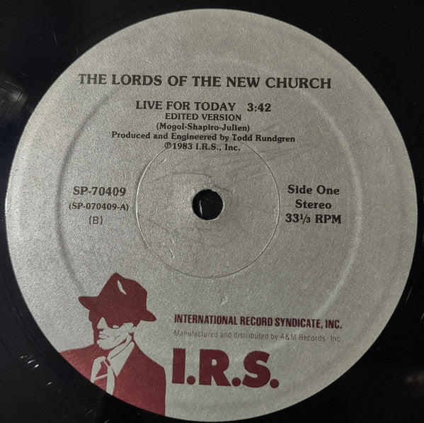 Lords Of The New Church : Live For Today (12")