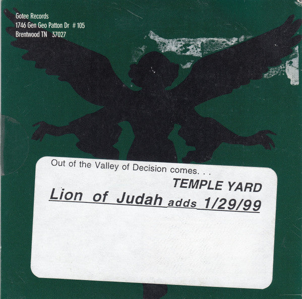 Temple Yard : Tell Me / Lion Of Judah (CD, Single, Promo)