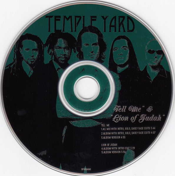 Temple Yard : Tell Me / Lion Of Judah (CD, Single, Promo)