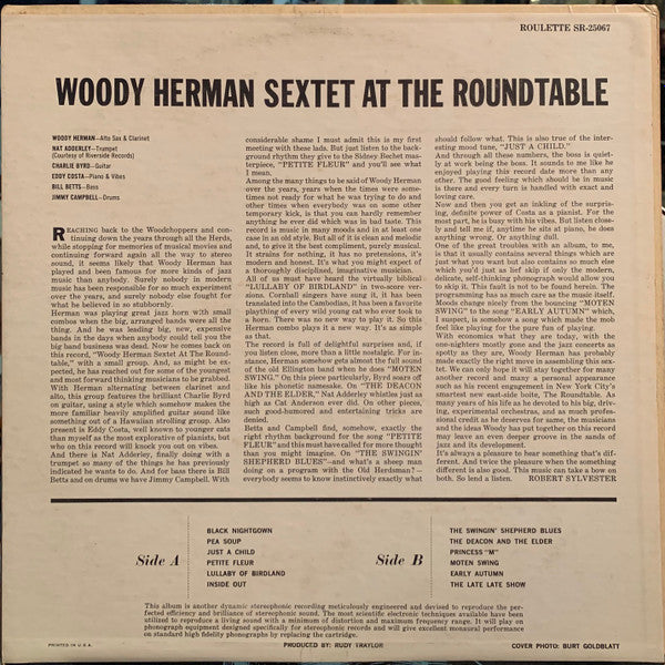 Woody Herman Sextet : At The Roundtable (LP, Album)