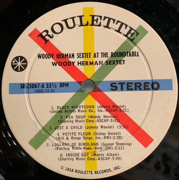 Woody Herman Sextet : At The Roundtable (LP, Album)