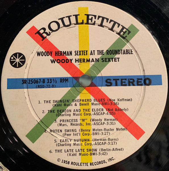 Woody Herman Sextet : At The Roundtable (LP, Album)