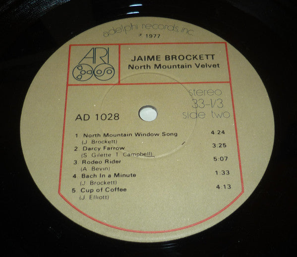Jaime Brockett : North Mountain Velvet (LP, Album)