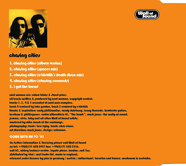 Zoot Woman : Chasing Cities (CD, Maxi)