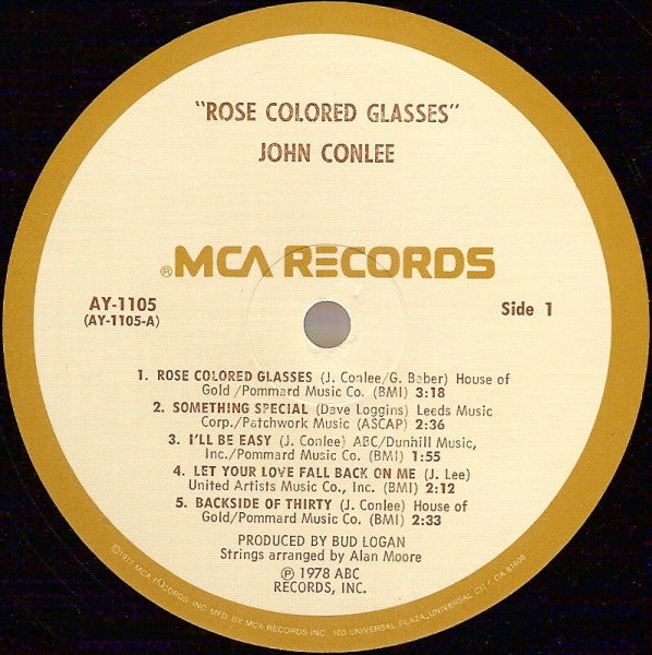 John Conlee : Rose Colored Glasses (LP)