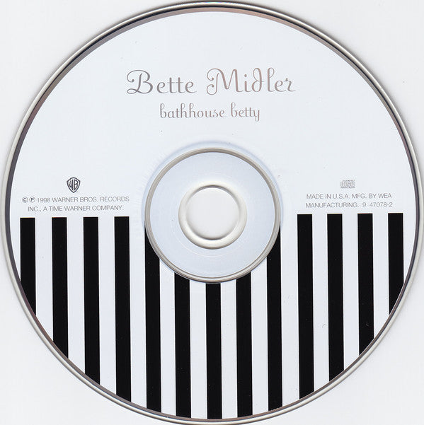 Bette Midler : Bathhouse Betty (CD, Album)