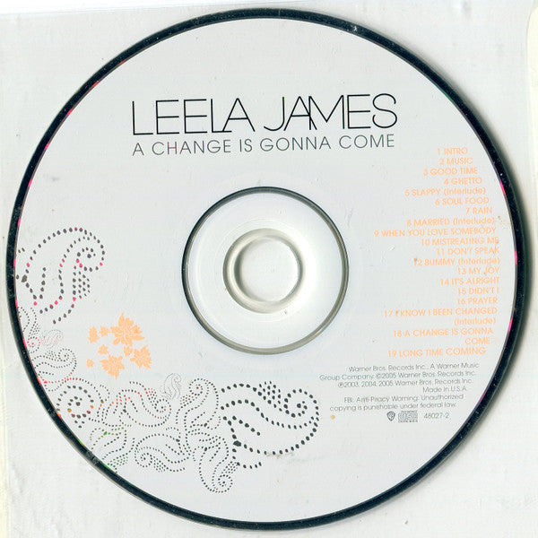 Leela James : A Change Is Gonna Come (CD, Album)