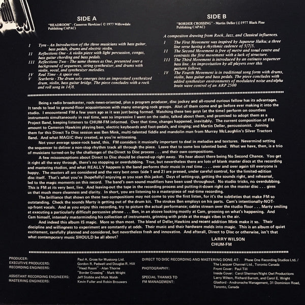 FM (3) : Direct To Disc (LP, Ltd, RE, Gat)