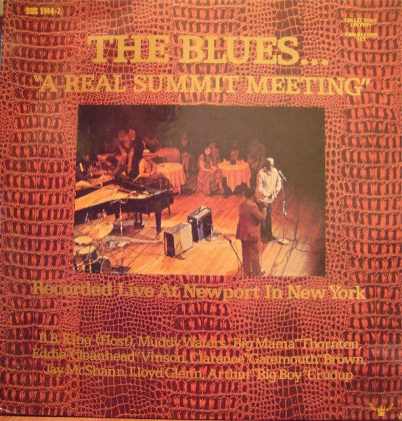 Various : The Blues... "A Real Summit Meeting" (Recorded Live At Newport In New York) (2xLP, Gat)