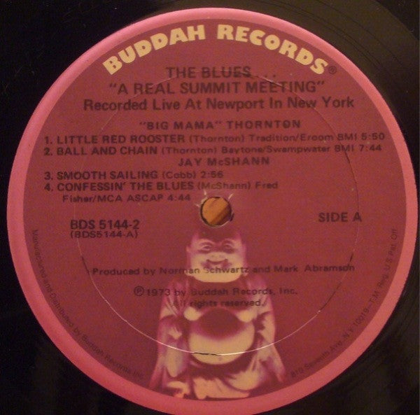 Various : The Blues... "A Real Summit Meeting" (Recorded Live At Newport In New York) (2xLP, Gat)