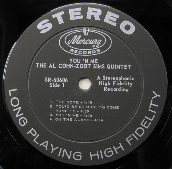 Al Cohn - Zoot Sims Quintet : You 'N Me (LP, Album, dee)