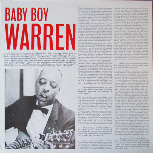 Baby Boy Warren : Baby Boy Warren (LP, Unofficial)