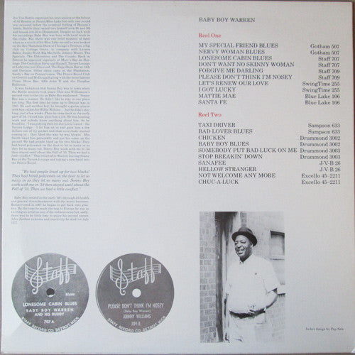 Baby Boy Warren : Baby Boy Warren (LP, Unofficial)