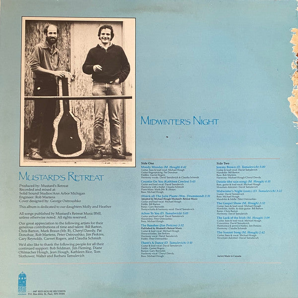 Mustard's Retreat : Midwinter's Night (LP, Album)