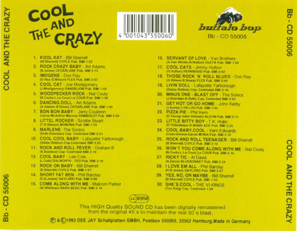 Various : Cool And The Crazy (CD, Comp)