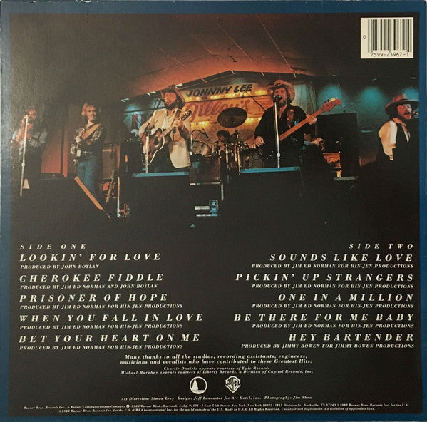 Johnny Lee (3) : Greatest Hits (LP, Comp)
