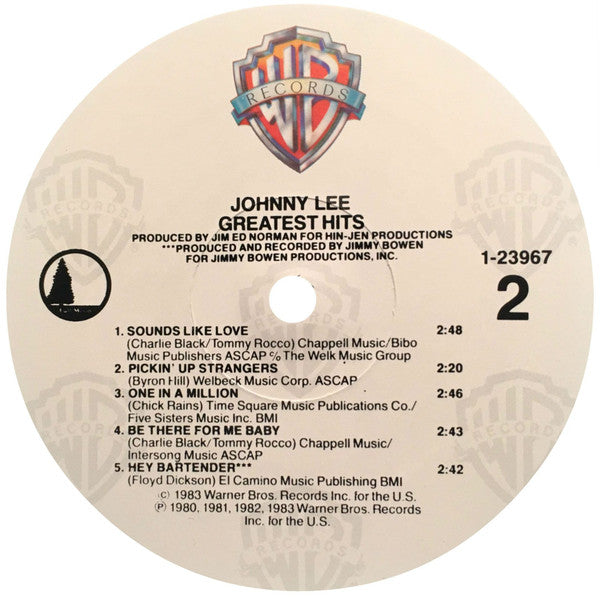 Johnny Lee (3) : Greatest Hits (LP, Comp)