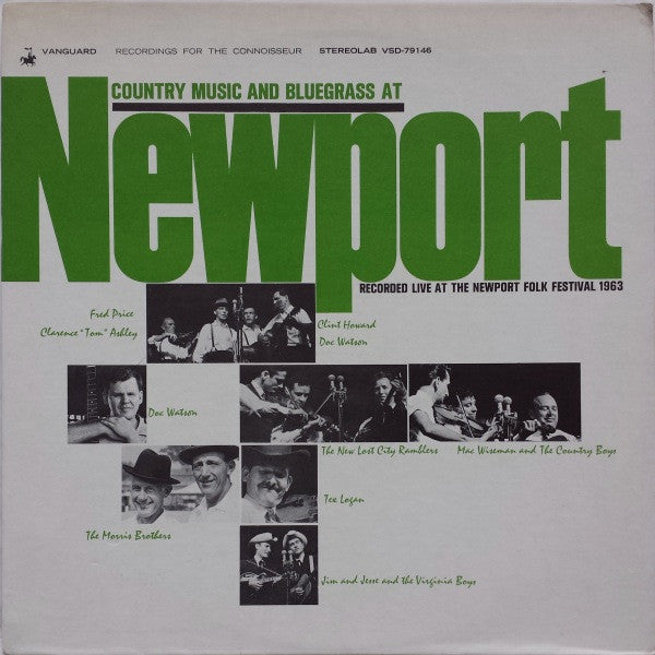 Various : Country Music And Bluegrass At Newport (LP)