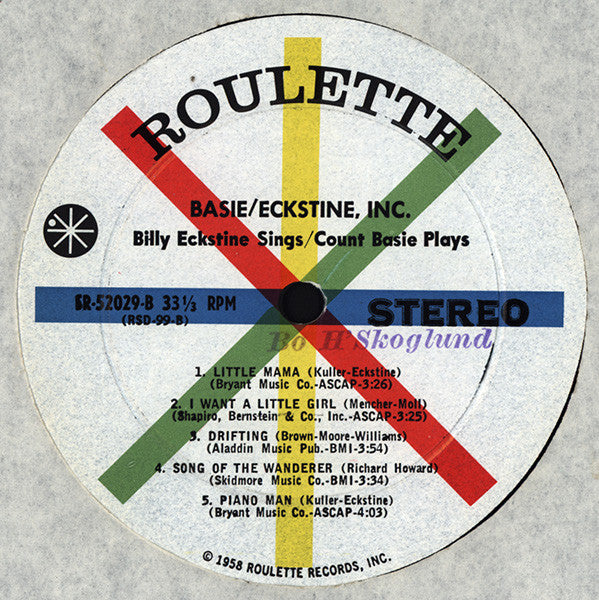 Count Basie And Billy Eckstine : Basie/Eckstine, Inc. (LP, Album)