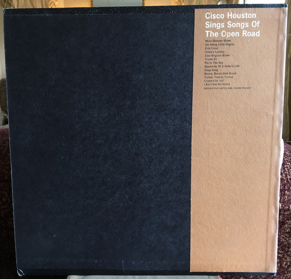 Cisco Houston : Sings Songs Of The Open Road (LP, Album, RP)