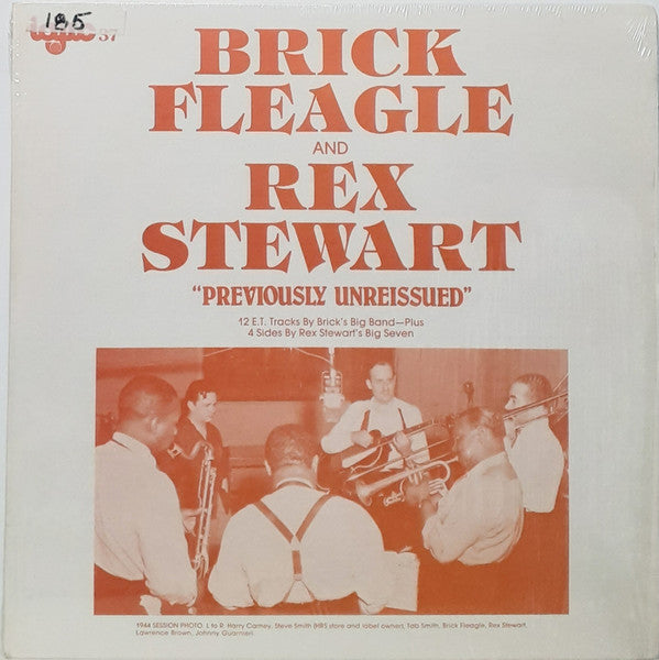 Brick Fleagle And Rex Stewart : Previously Unreissued (LP, Comp)